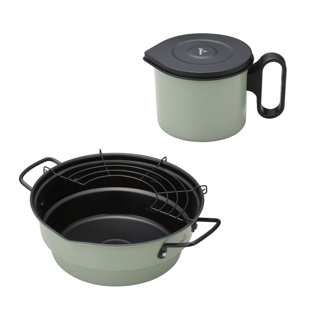 gelsomino 天ぷら鍋・オイルポットセット