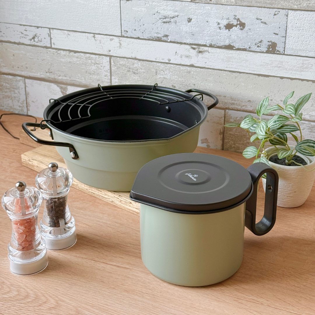 天ぷら鍋|オイルポット|gelsomino 天ぷら鍋・オイルポットセット 天ぷら鍋|オイルポット|gelsomino 天ぷら鍋・オイルポットセット