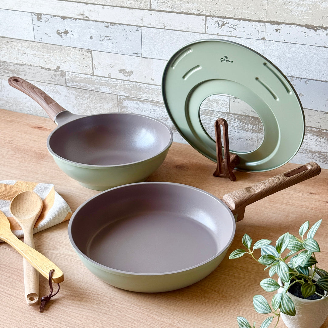 gelsomino フライパン×2・フライパンカバーセット