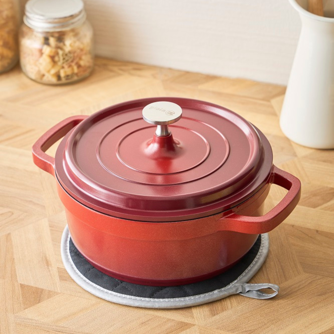 gioia 20cm・18cm・ハンドルカバー・鍋敷き 4点セット