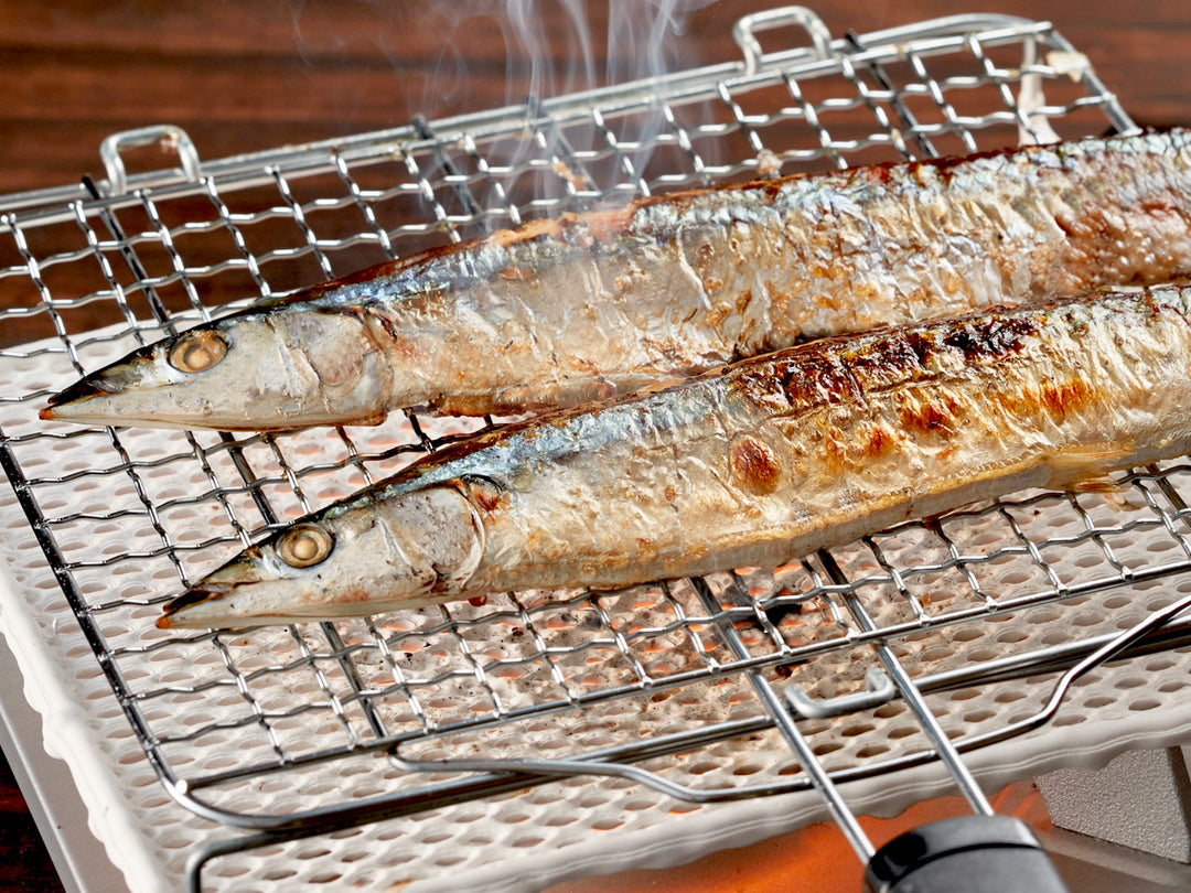 セラミック焼網 ハンドル付き