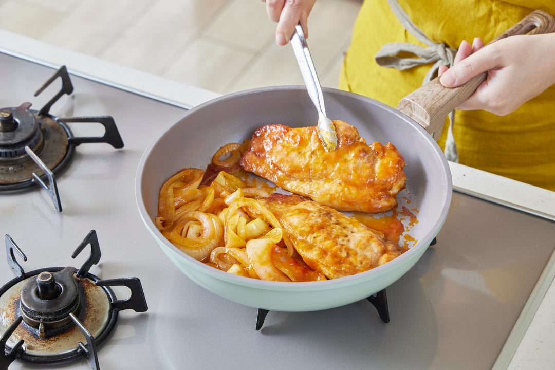 gelsomino フライパン×2・フライパンカバーセット