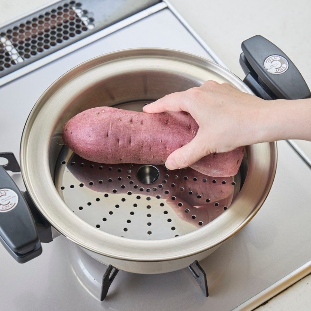 Velona 調圧鍋・蒸し器プレートセット