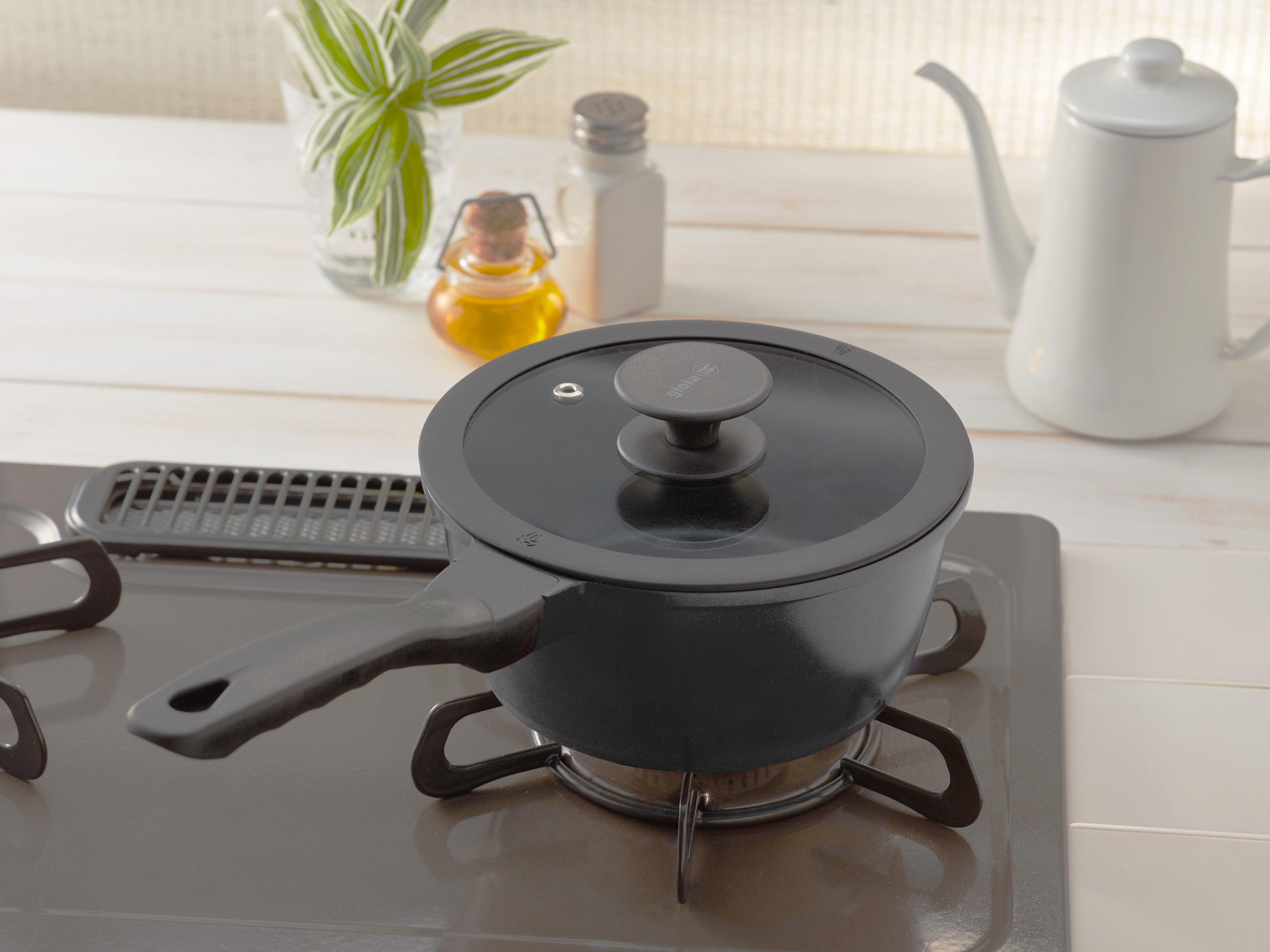 gioia キャセロール・ソースパン・ハンドルカバー 3点セット