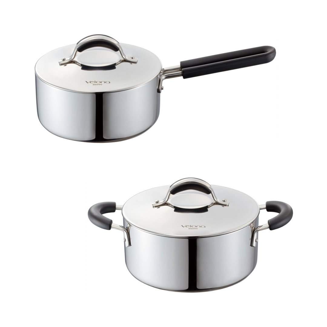 片手鍋|両手鍋|ステンレス鍋|Velona nuovo 片手鍋18cm・両手鍋20cm 片手鍋|両手鍋|ステンレス鍋|Velona nuovo 片手鍋18cm・両手鍋20cm