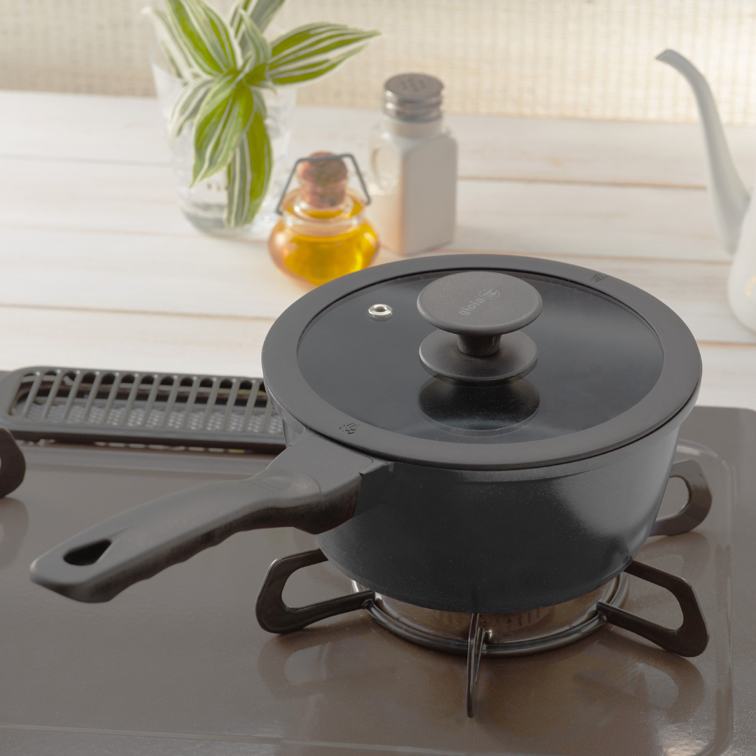 アルミ鍋|gioia, アルミ鍋, 片手鍋|gioia ラウンドソースパン 18cm アルミ鍋|gioia, アルミ鍋, 片手鍋|gioia ラウンドソースパン 18cm